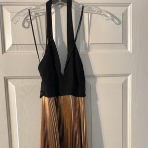 Black And Gold A.L.C Gown